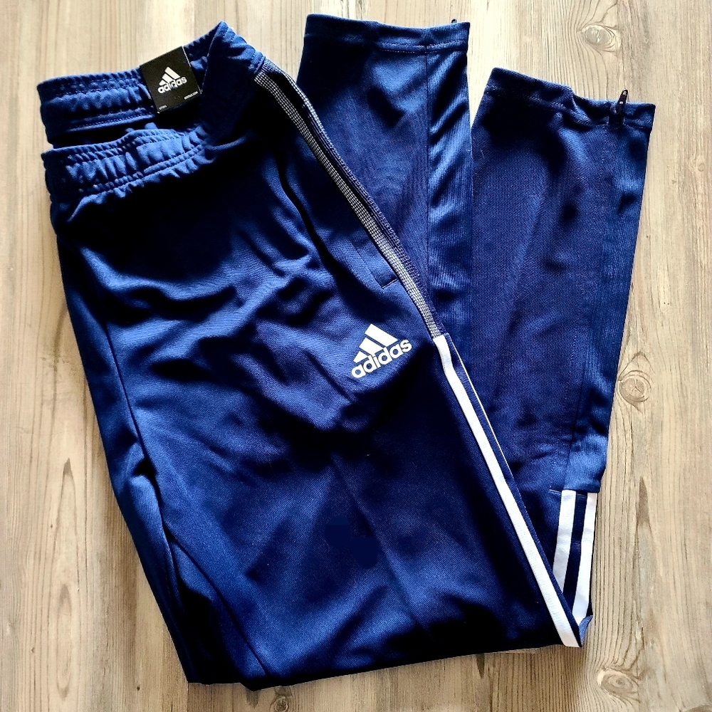 Adidas Men's Tiro 21 Track Pants Size L, Navy Blue/white